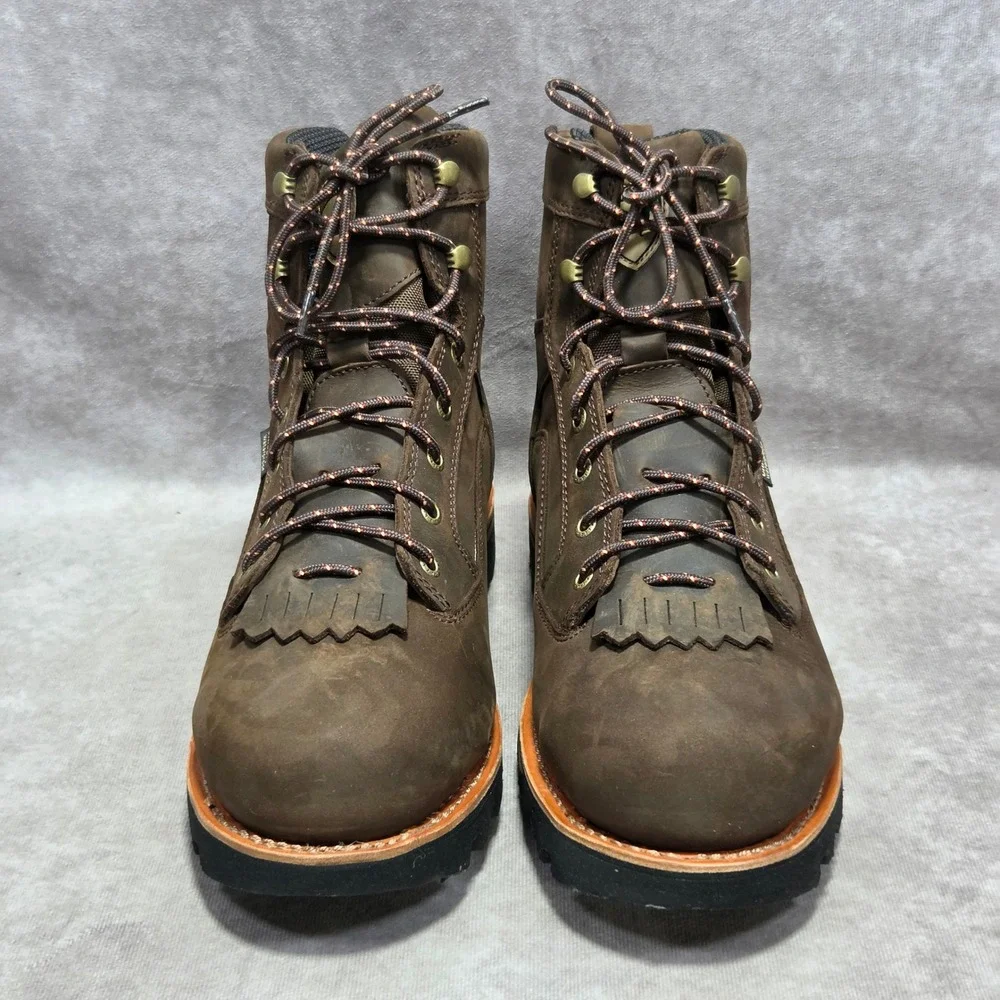 Irish Setter Trailblazer A0878 Brown Leather Waterproof Boots Mens 10 E2 Wide
